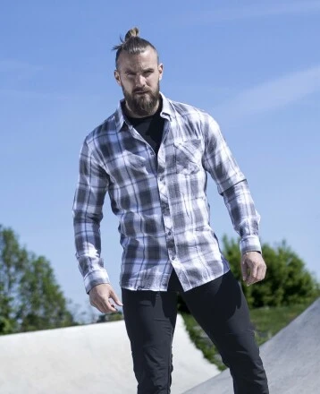 Koszula ARDON®OPTIFLANNELS szara