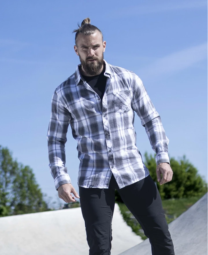 Košeľa ARDON®OPTIFLANNELS sivá