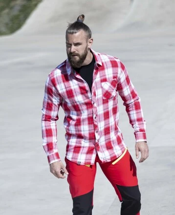 Koszula ARDON®OPTIFLANNELS czerwona