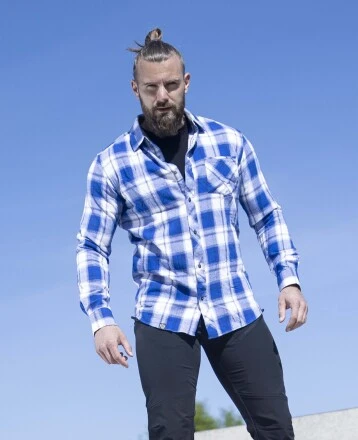 Koszula ARDON®OPTIFLANNELS królewski niebieski