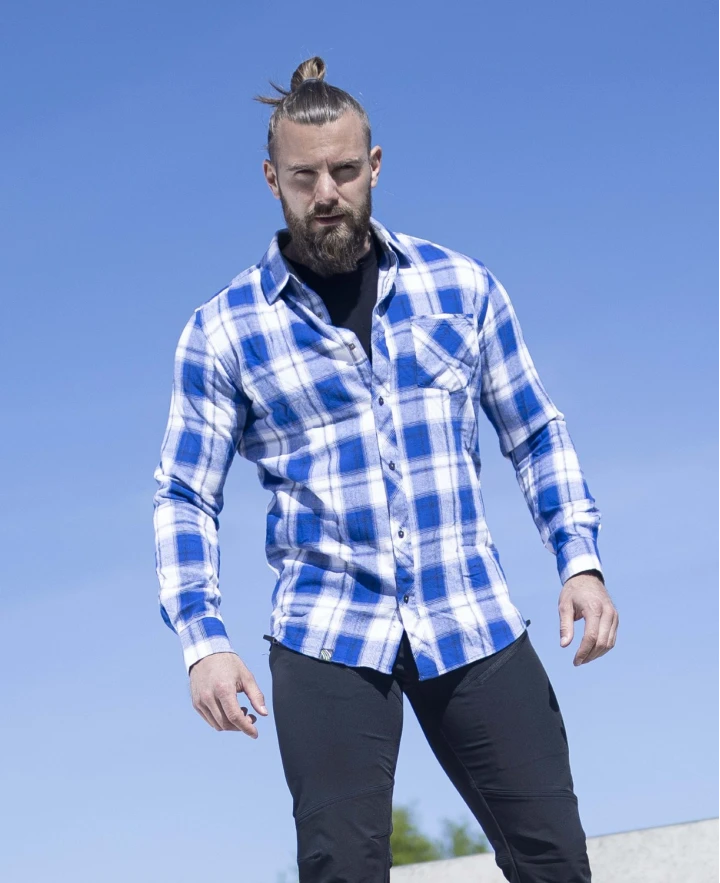 Košeľa ARDON®OPTIFLANNELS kráľovská modrá