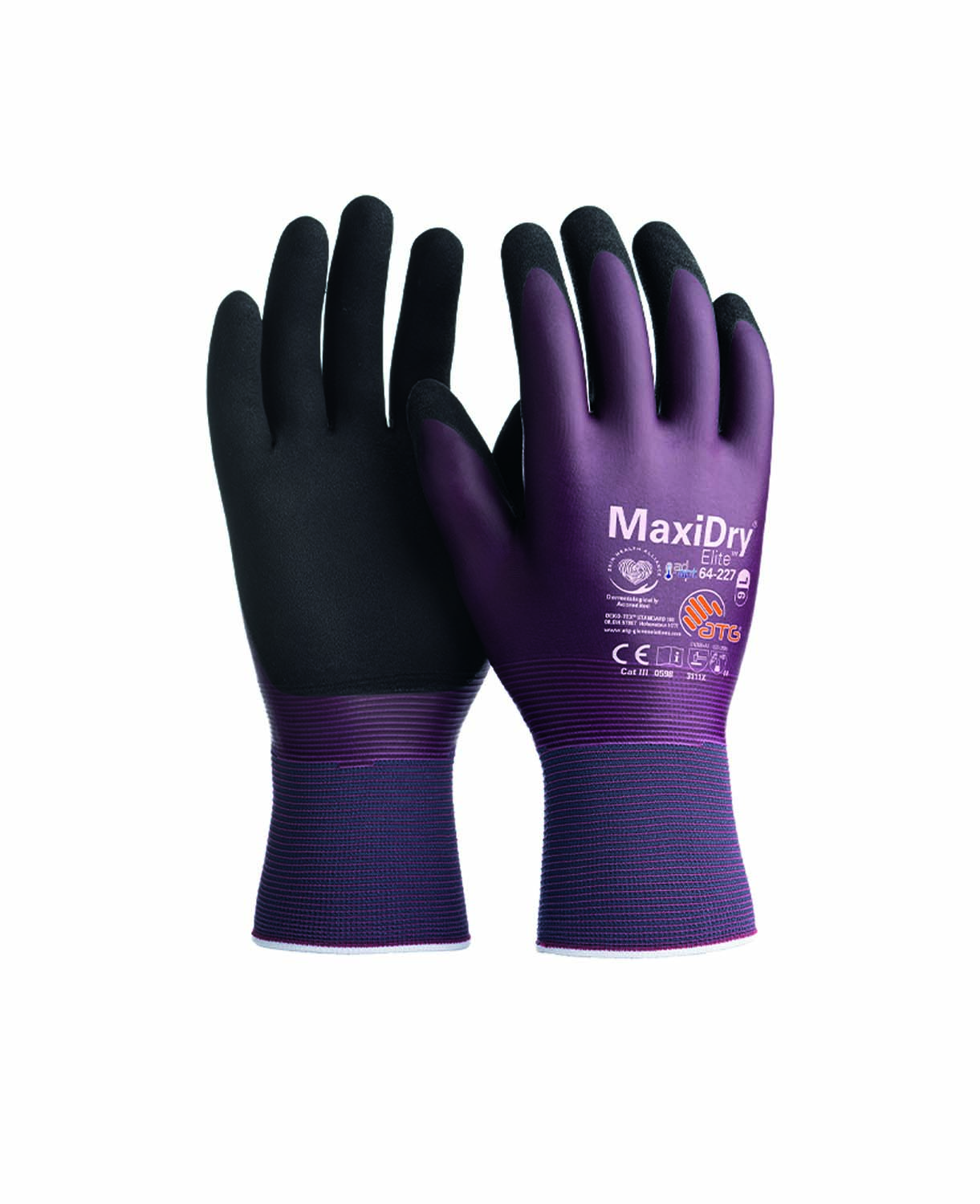 ATG® máčené rukavice MaxiDry® Elite 64-227