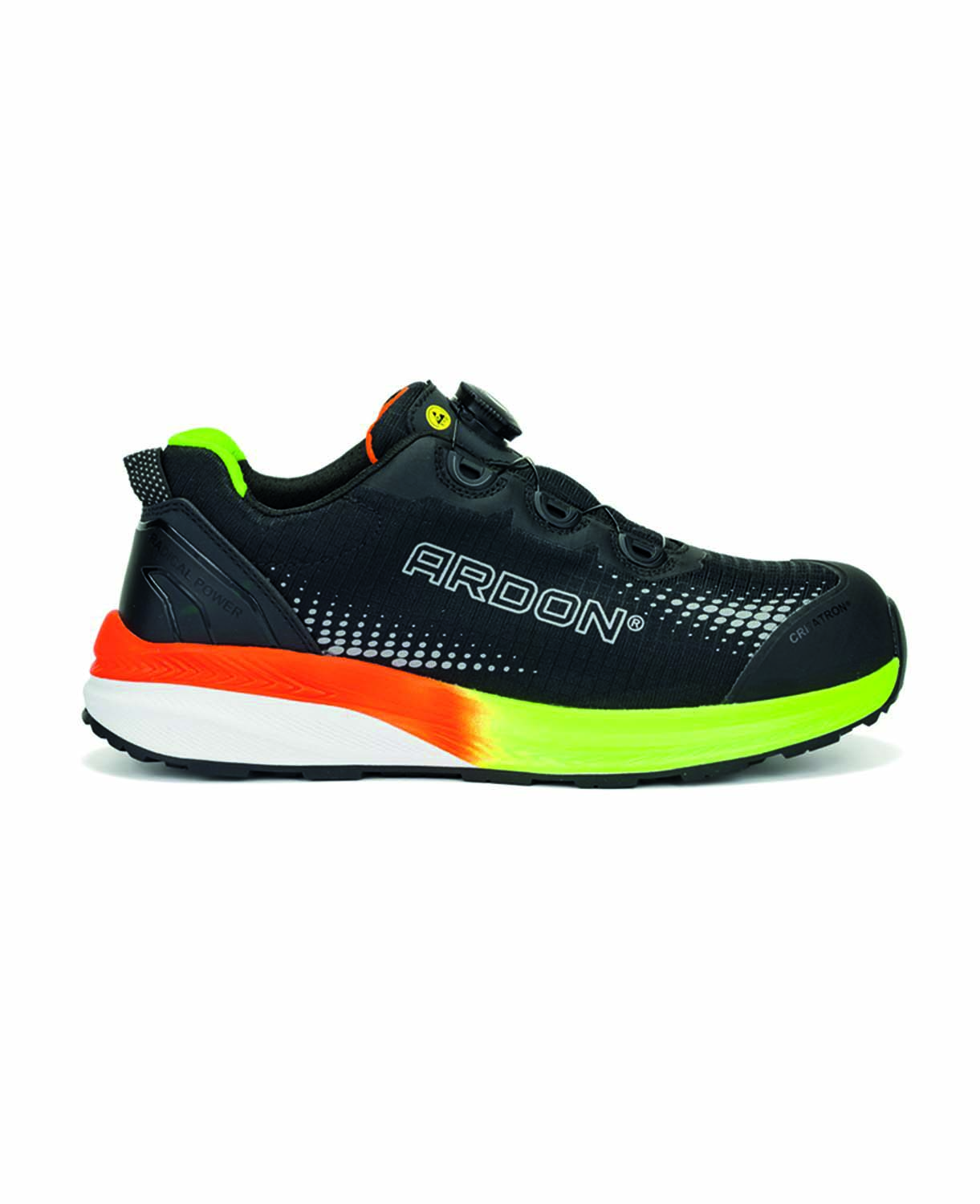 Bezpečnostní polobotka ARDON®CREATRON LOW S3S ESD - neon