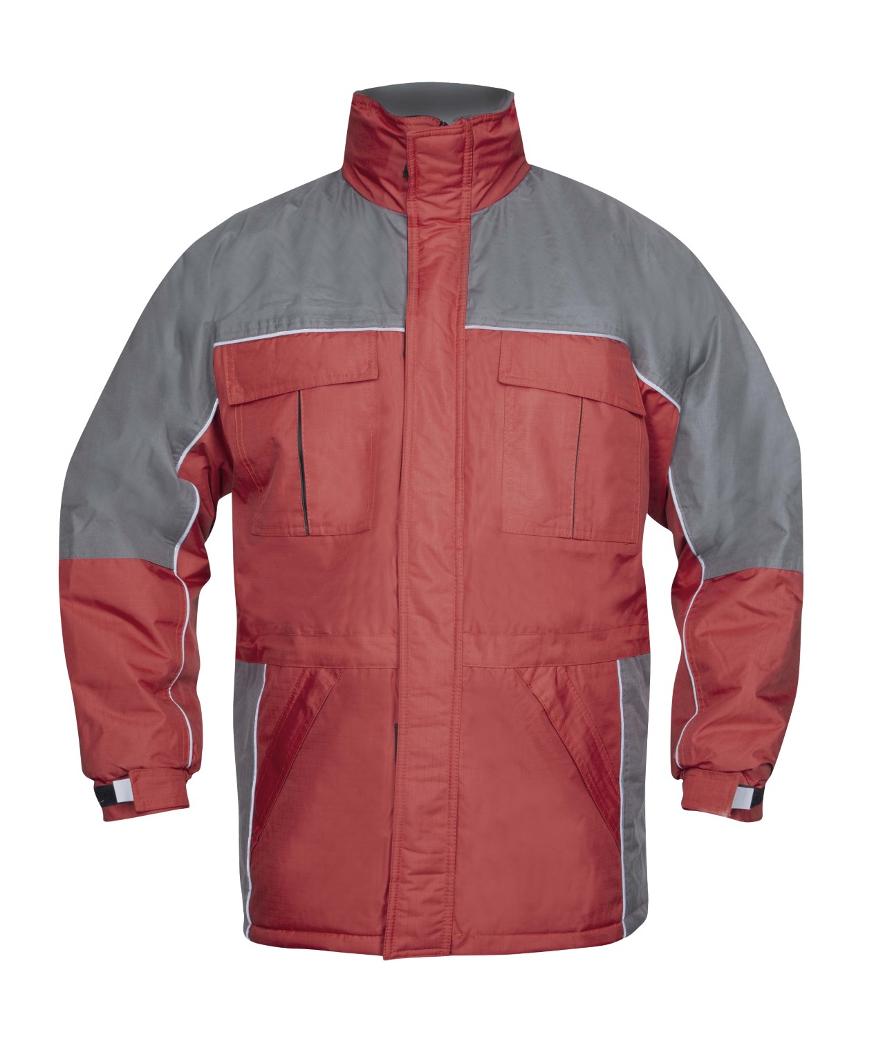 Zimní bunda ARDON®RIVER šedo-červená