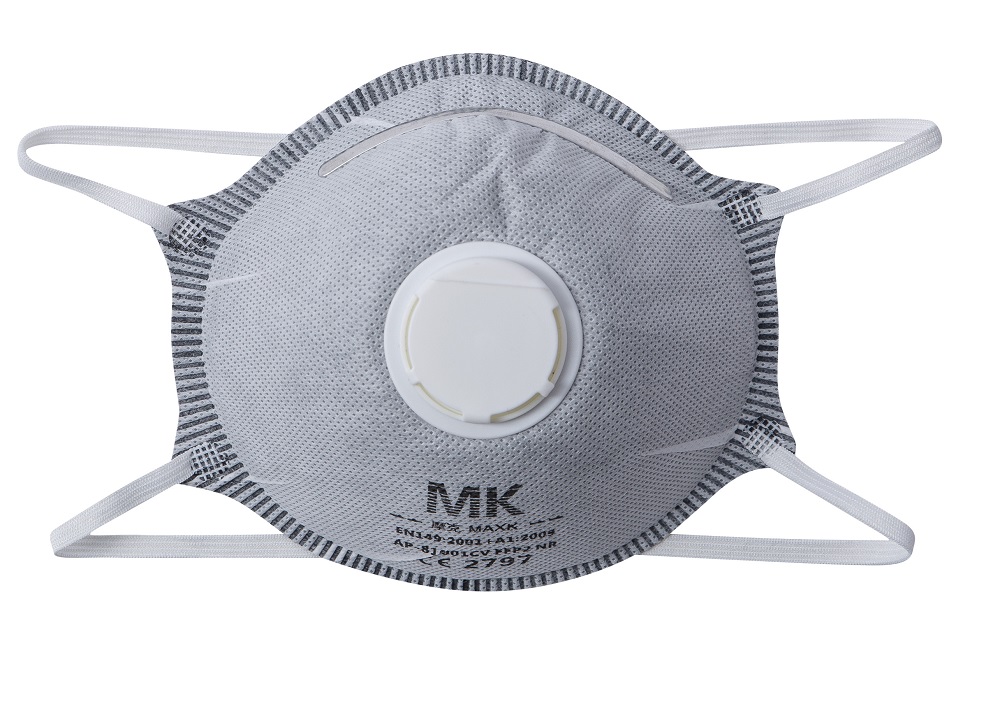 Respirátor ARDON® AP81001CV tvarovaný FFP2 s ventilkem a předfiltrem s aktivním uhlím bal. po 10ks